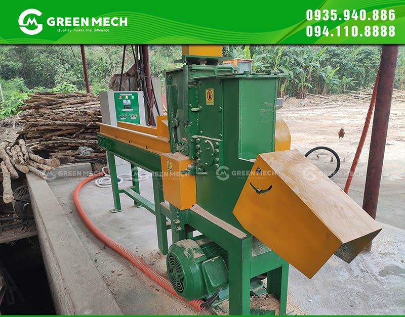 Cấu tạo của máy nghiền gỗ GREEN MECH