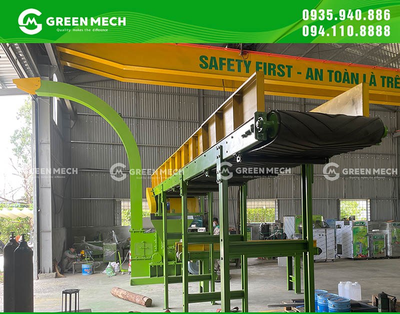Hiệu suất băm của máy băm gỗ GREEN MECH tăng lên đến 30% so với các dòng máy đời cũ, trong khi độ hao mòn lưỡi dao được giảm thiểu đáng kể
