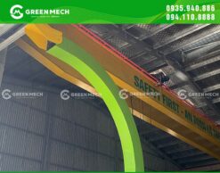 Máy băm gỗ 15 tấn sử dụng vòi phun giúp nâng cao hiệu suất sản xuất dăm gỗ