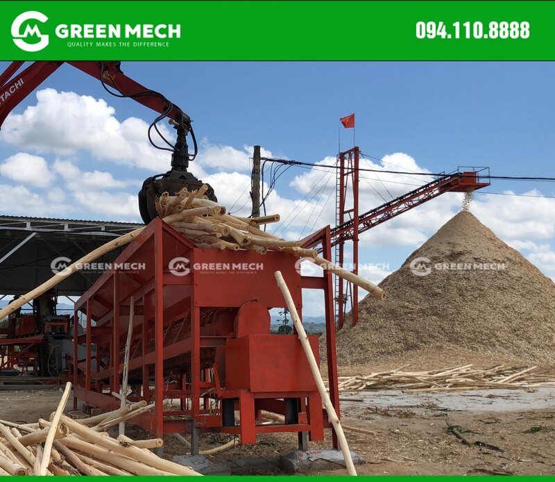 Nhà máy sản xuất dăm gỗ chuẩn quốc tế