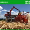 Máy bóc vỏ cây keo 1 trục