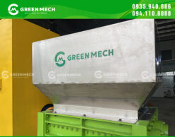 Phễu nạp liệu vào máy nghiền 2 trục