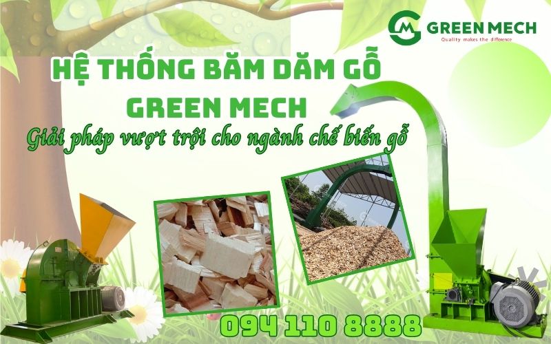 Quy trình băm dăm gỗ chuẩn hiện đại