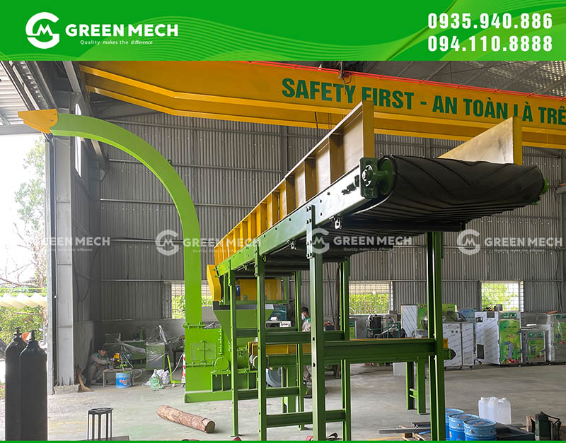 Dây chuyền băm dăm gỗ hiệu quả của GREEN MECH
