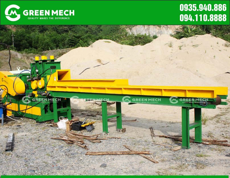 Máy nghiền gỗ GREEN MECH hoạt động ổn định, tự động hóa cao, giảm nhân công vận hành